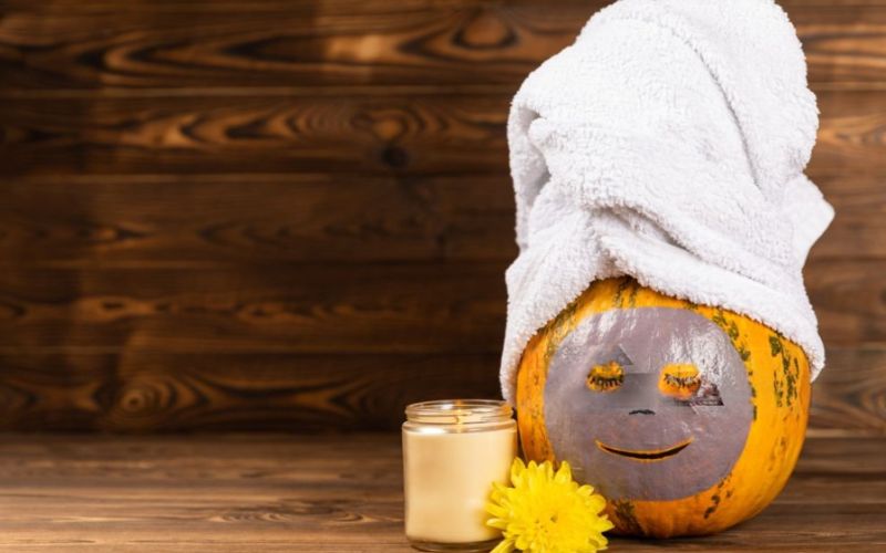 pumpkin spice facial